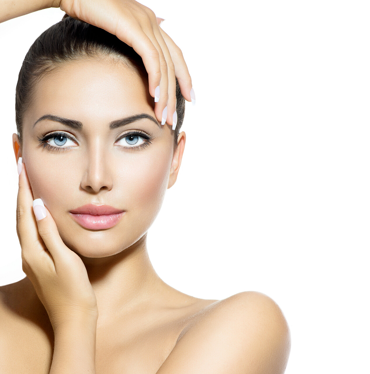 白底美容广告图补水