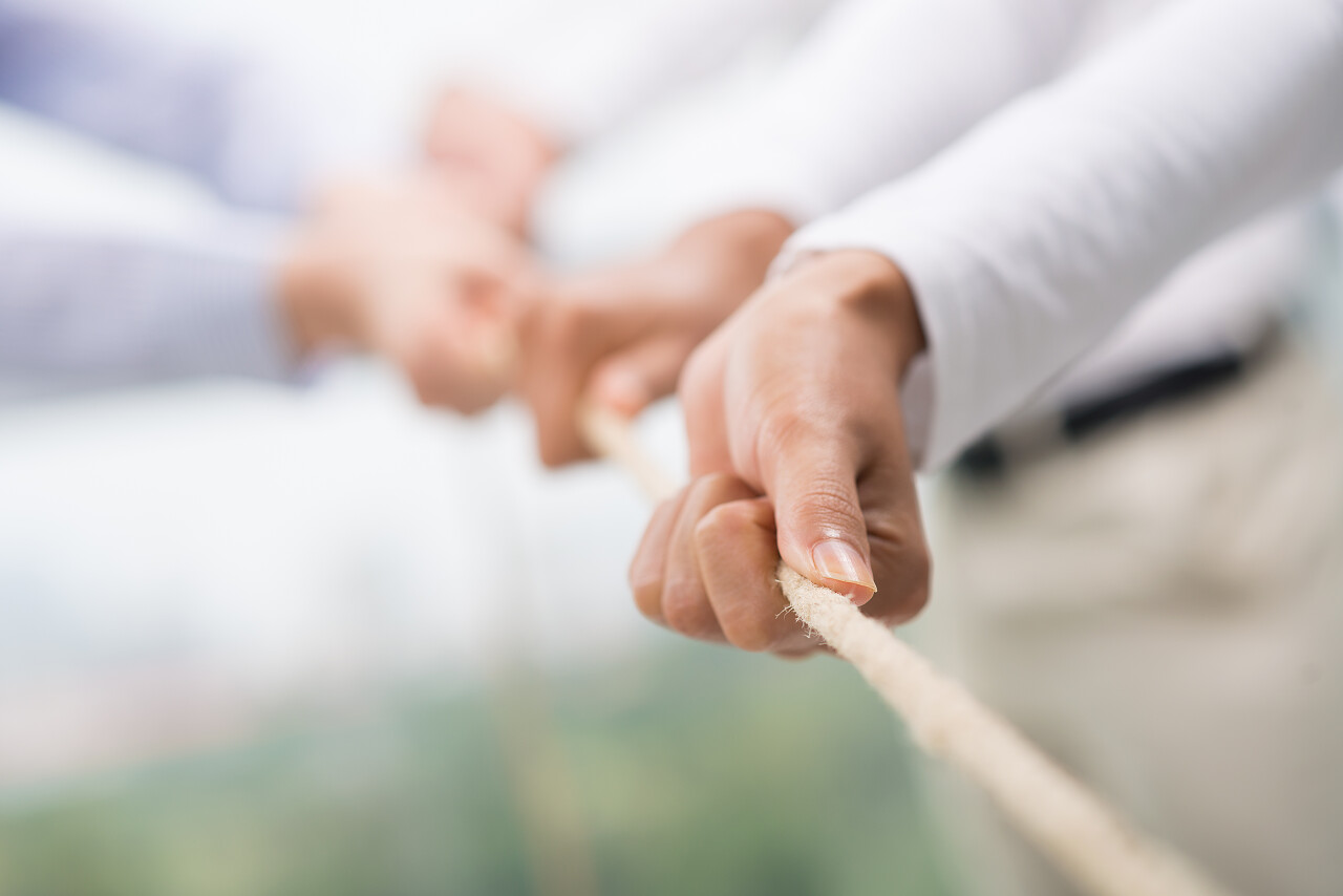 串联团队精神的绳子