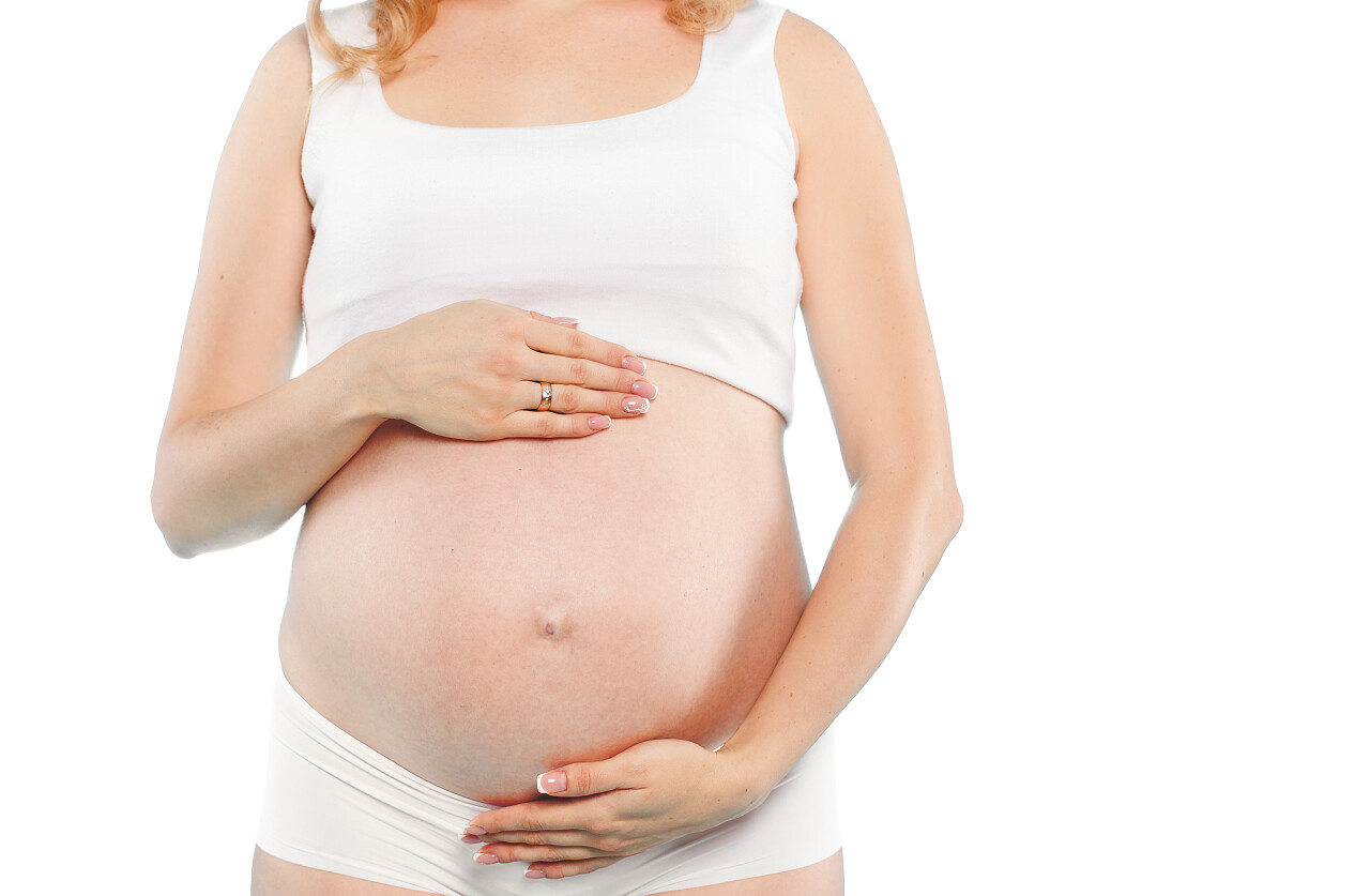 一个怀孕的女人