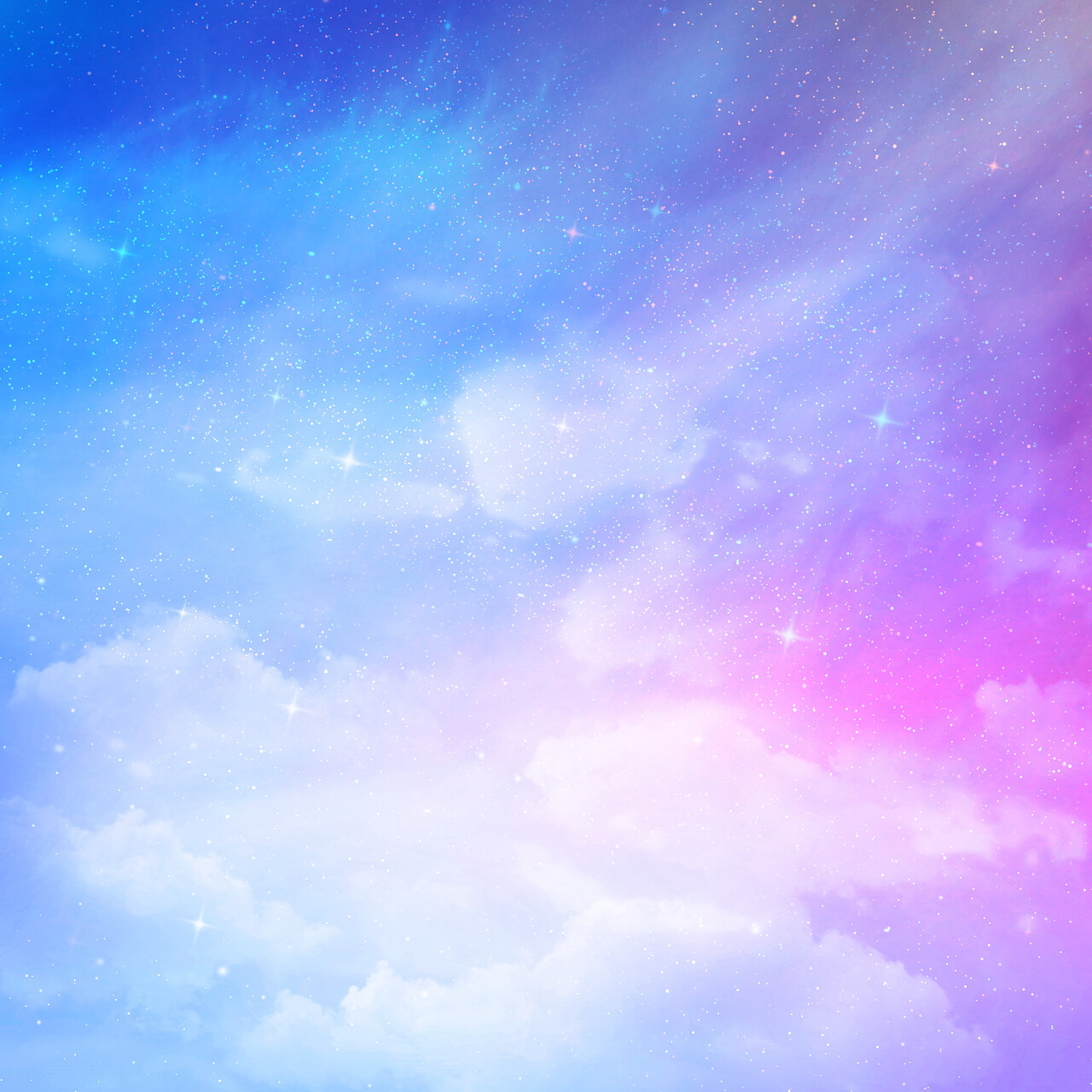 彩色的天空与云彩