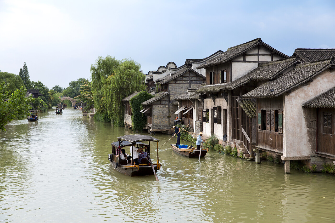 中国乌镇的风景江南旅游乌镇