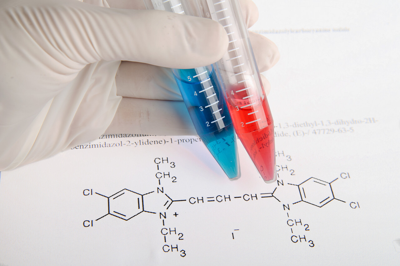 细胞悬浮液的试管荧光分析中