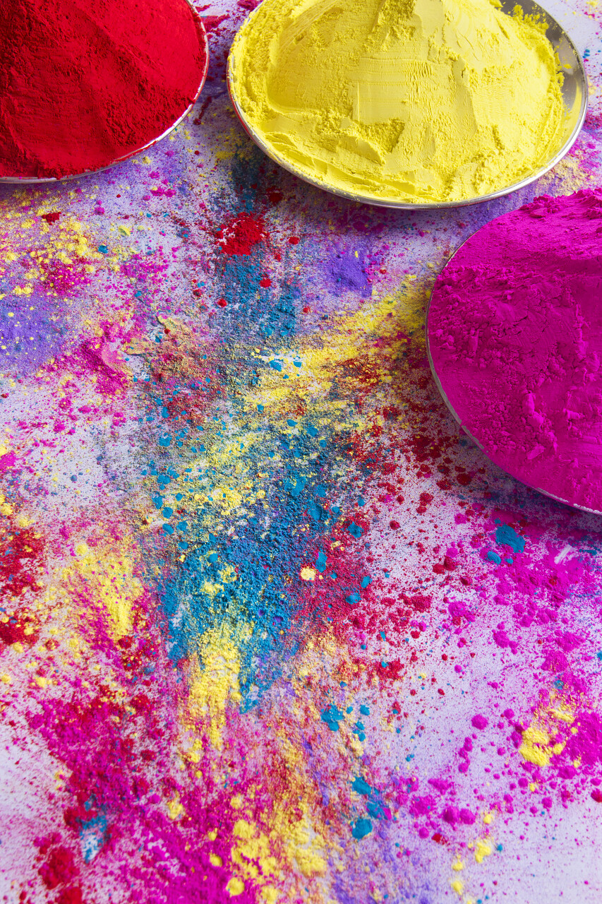 彩色的粉末涂料