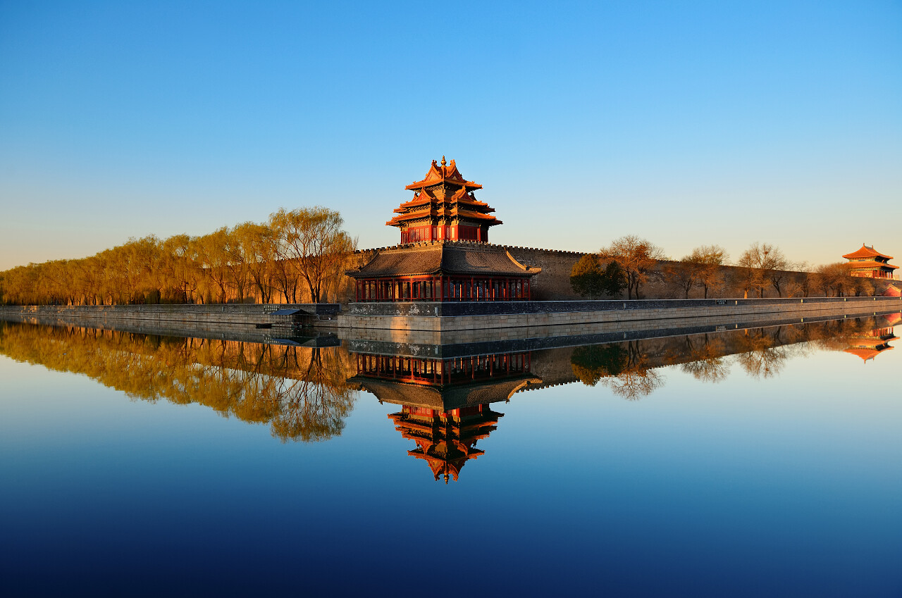 位于北京湖畔的皇宫北京旅游景点
