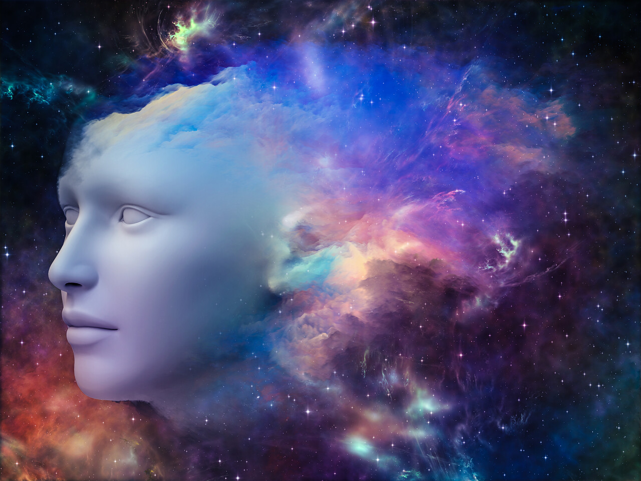 心理健康想象思考和梦想的人类配置文件与分形形式的安排提高记忆力