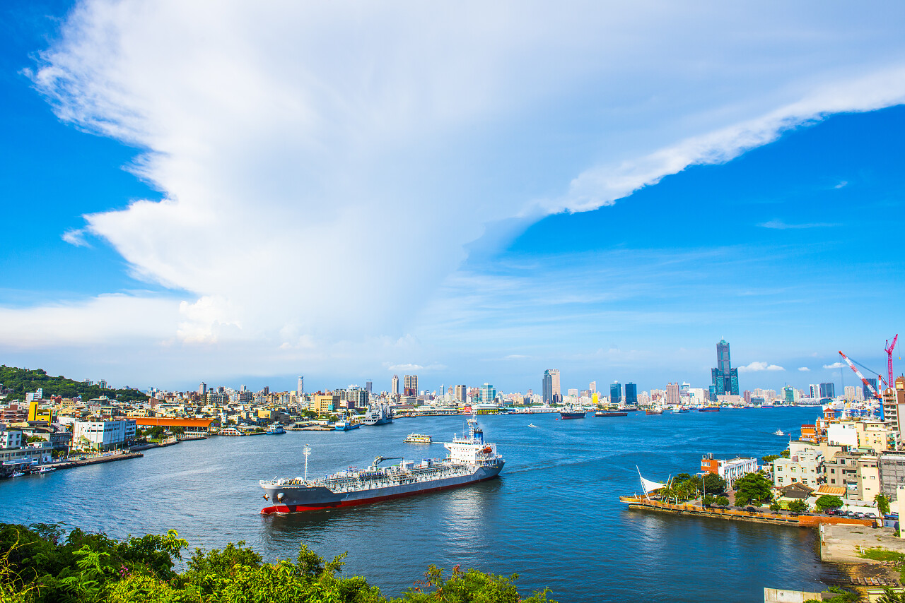 货船海港口台湾旅游