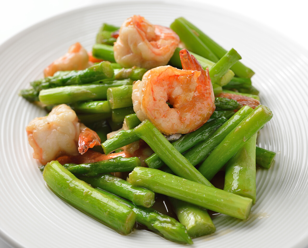 芦笋炒大虾