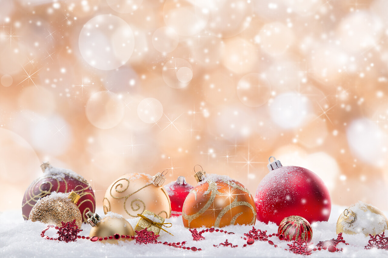 抽象的圣诞节背景