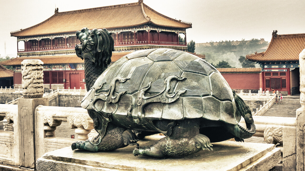 中国的紫禁城 (故宫) 的体系结构细节故宫旅游