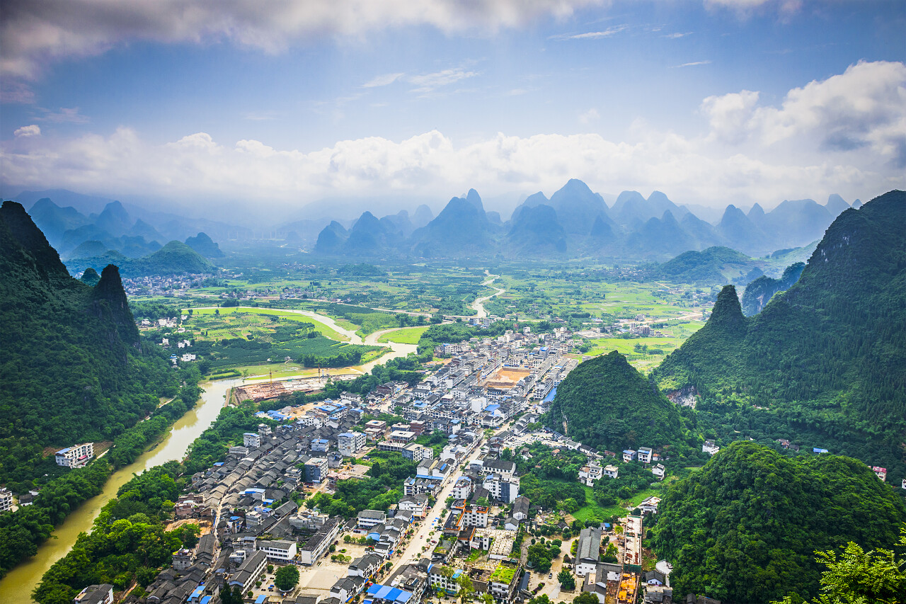 广西漓江与岩溶山地景观广西