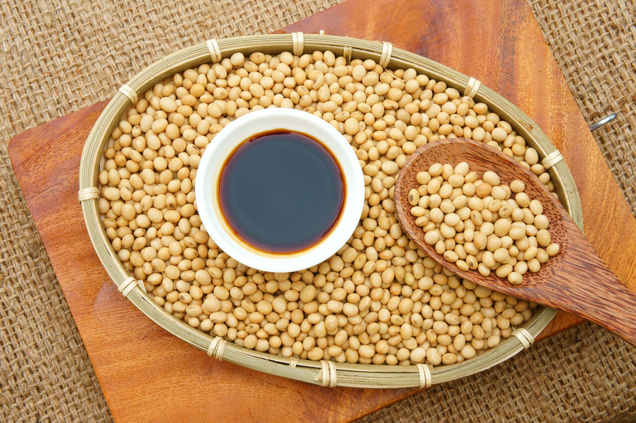 大豆可以加工成酱油
