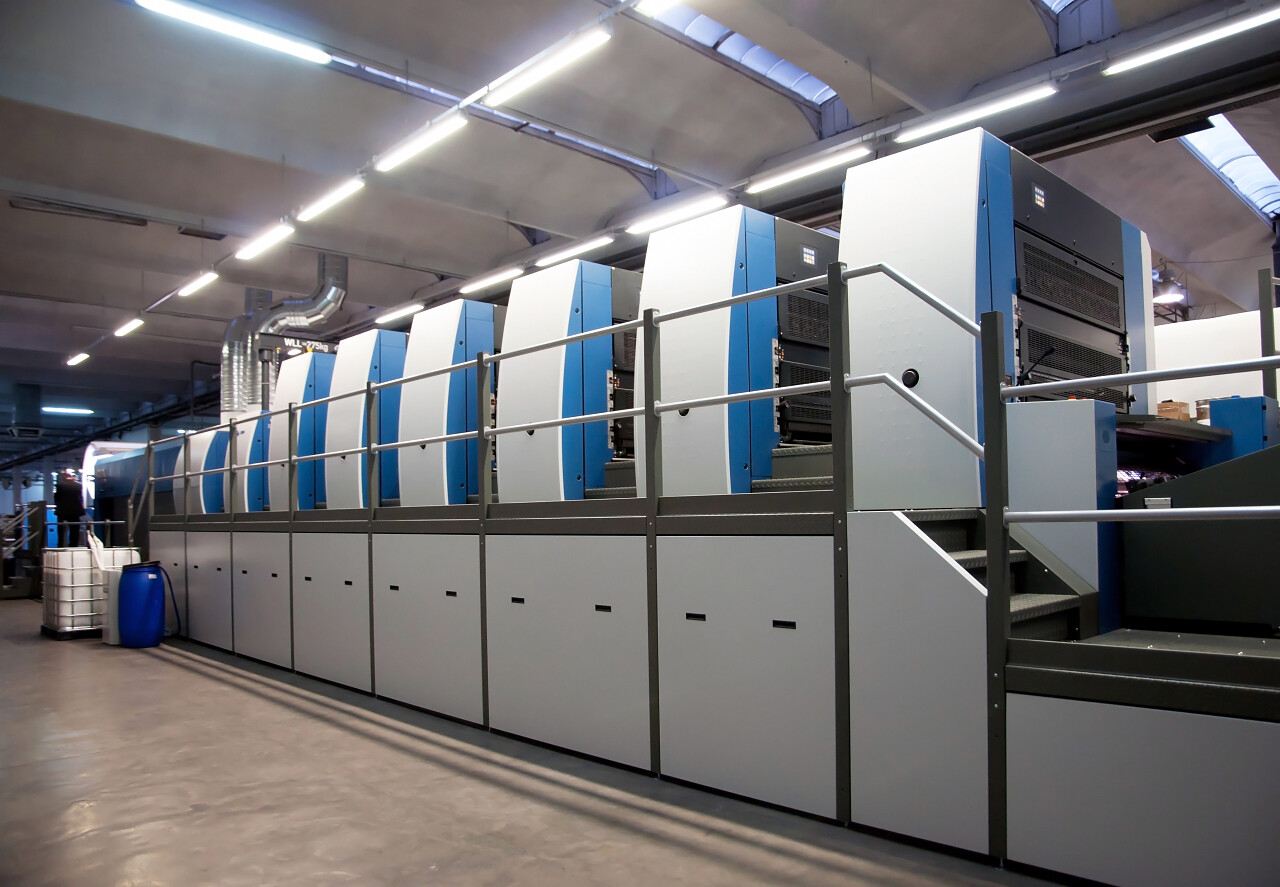 胶印机是印刷的机器