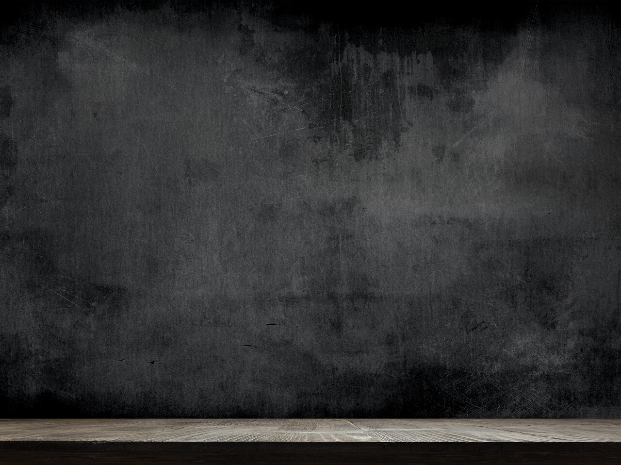 黑暗的旧混凝土墙体纹理