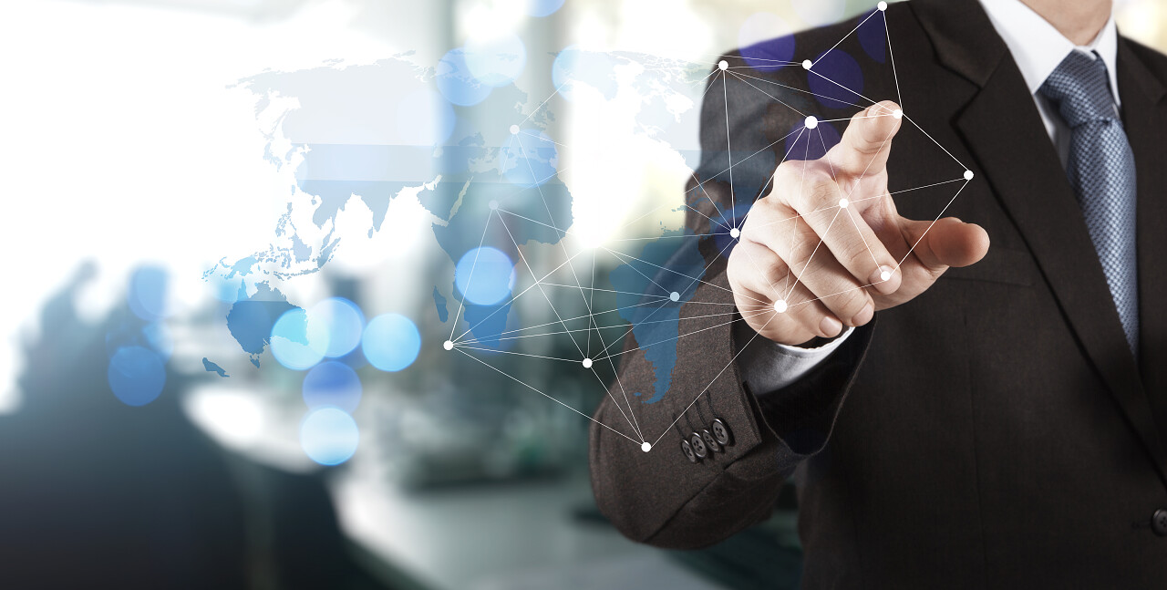 手点击数据网络地图点击手势