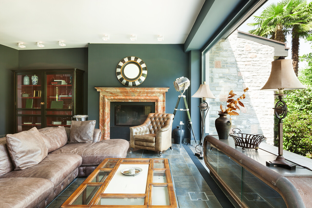 美丽的客厅古典家具