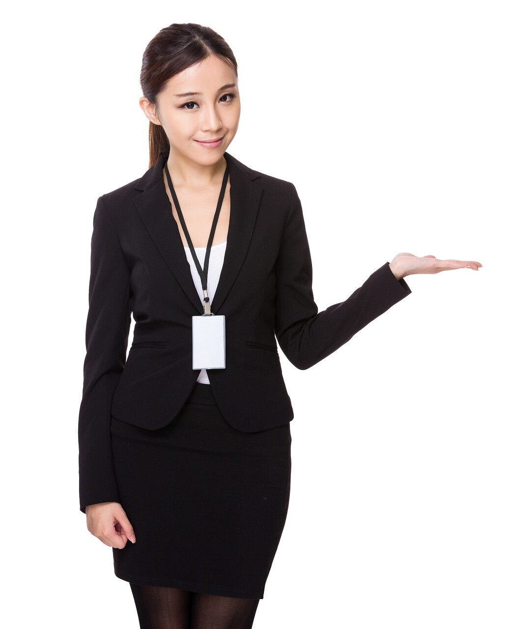 商务着装的年轻亚洲女商人