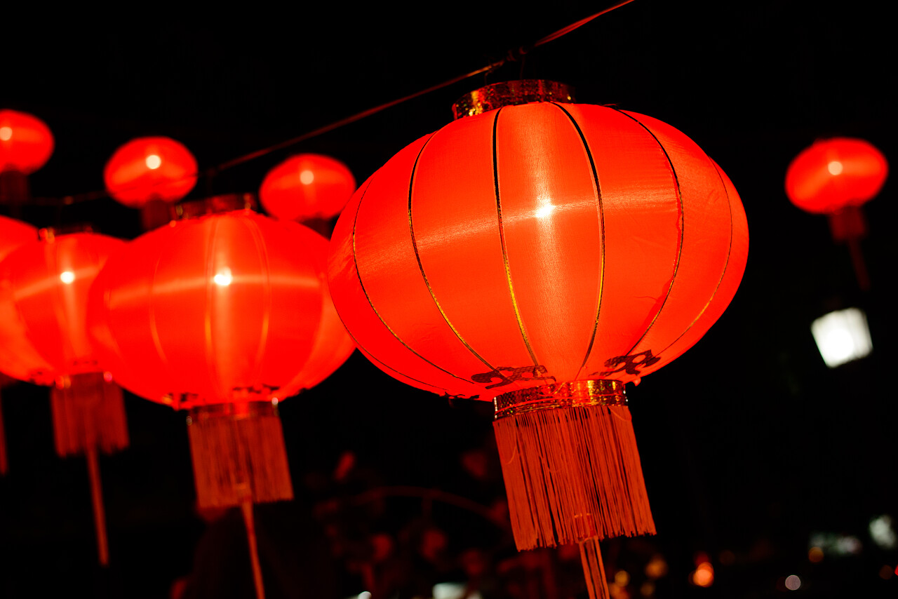 中国新年中国灯笼