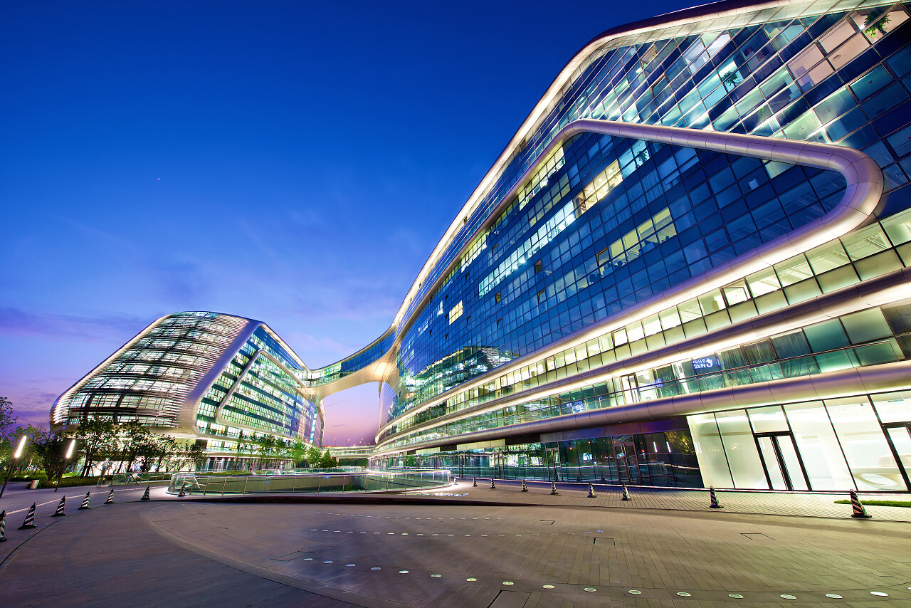 中国-2015 年 6 月 5 日: Soho 虹桥上海建筑