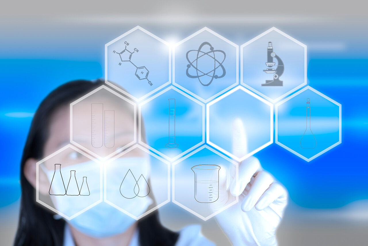 按选择实验室实验与技术背景的技术员