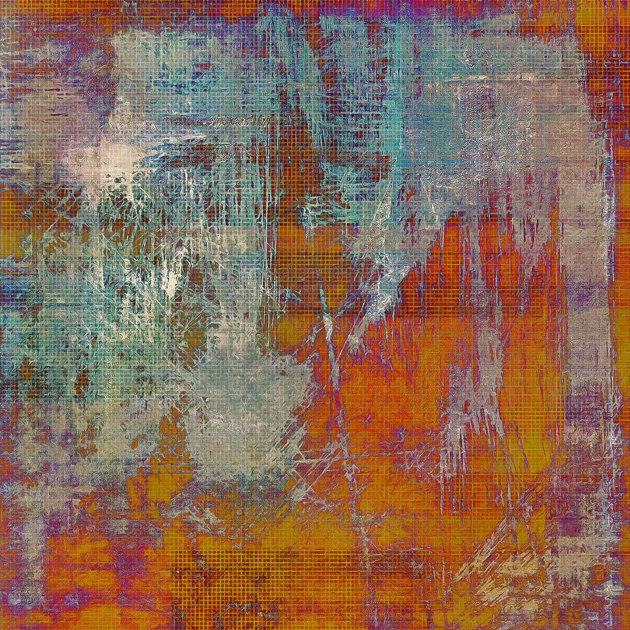 复古背景垃圾纹理的不同颜色图案