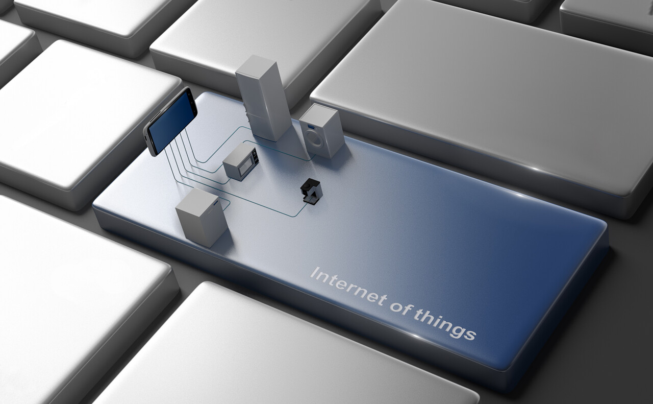 家电器连接到智能手机上pc键盘