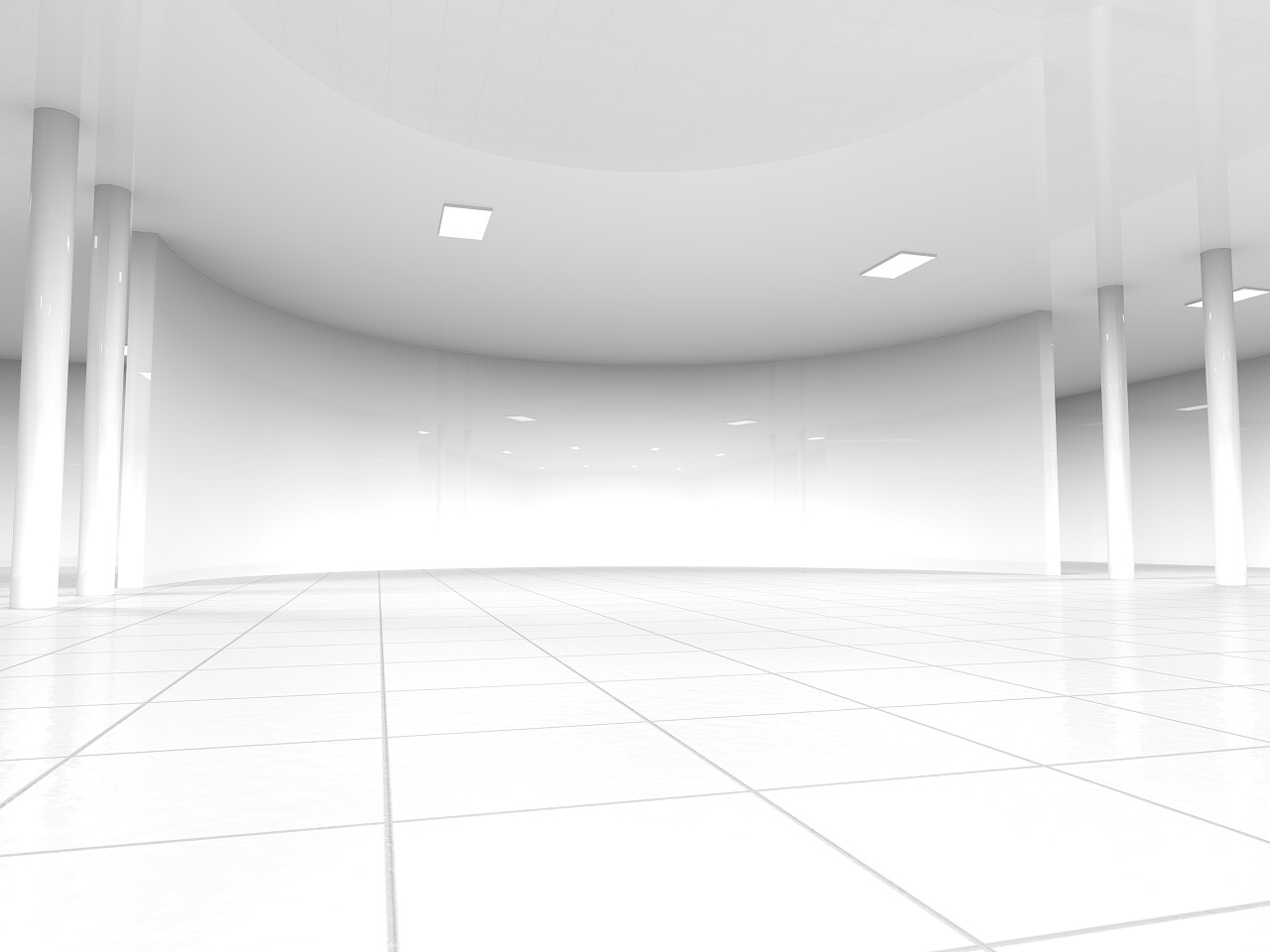 3d 渲染的抽象的现代建筑背景