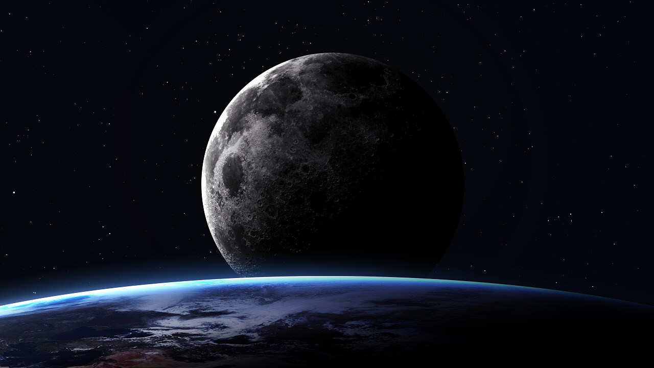 太空宇宙中的地球