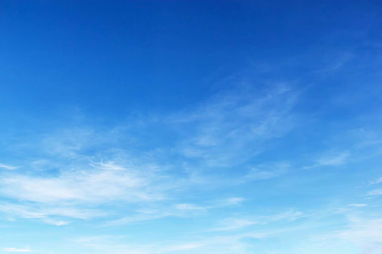 天空青春蓝天白云蓝色天空意境美