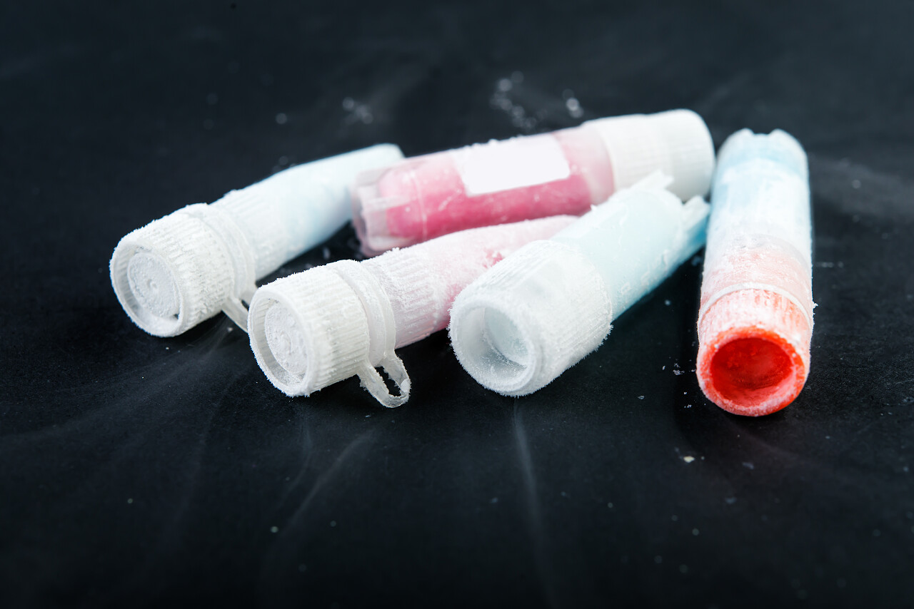 低温瓶精子与干细胞对液氮