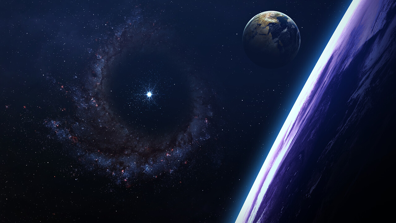 探索外太空中美丽的行星、恒星和星系