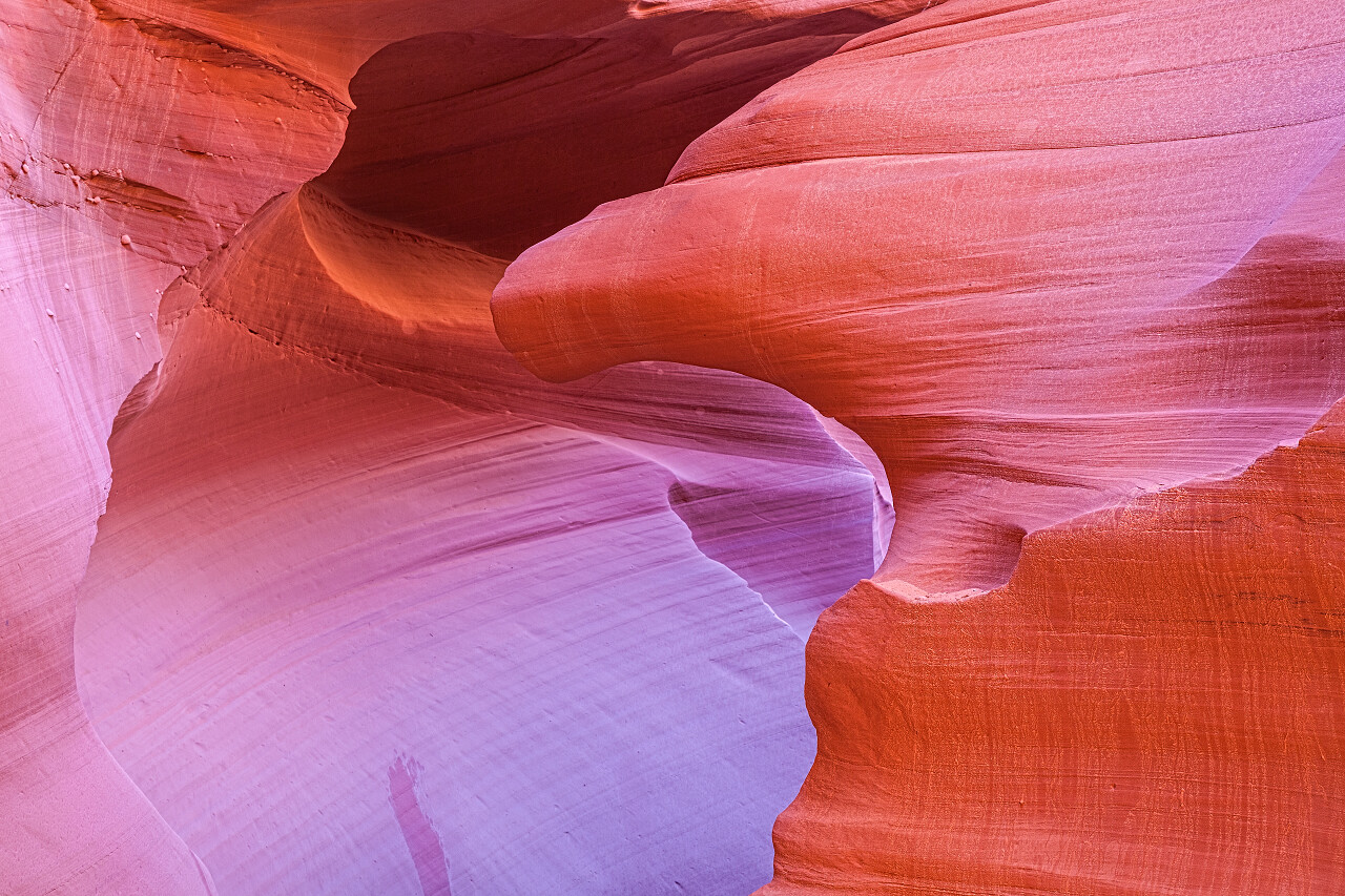 唯美自然风景羚羊峡谷抽象风景