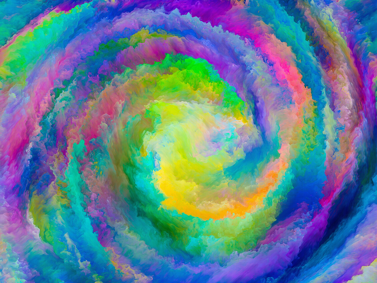 艺术抽象类的旋转画画