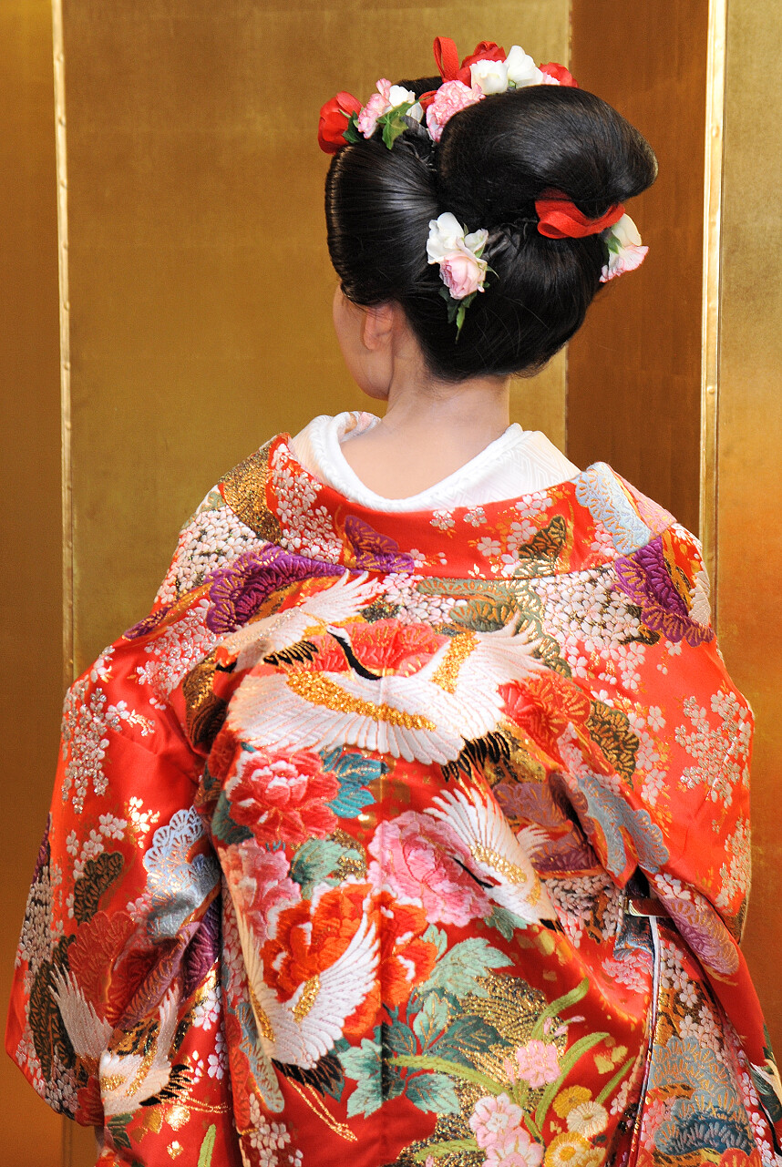 华丽优雅的和服婚礼