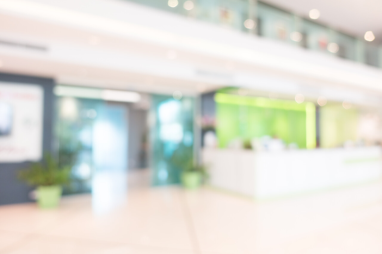 抽象模糊的酒店大堂室内设计背景