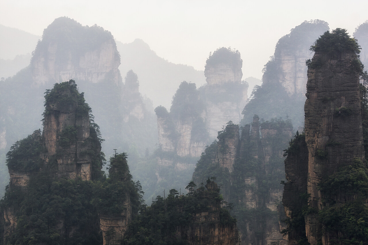 袁家界景区张家界山水景观张家界旅游