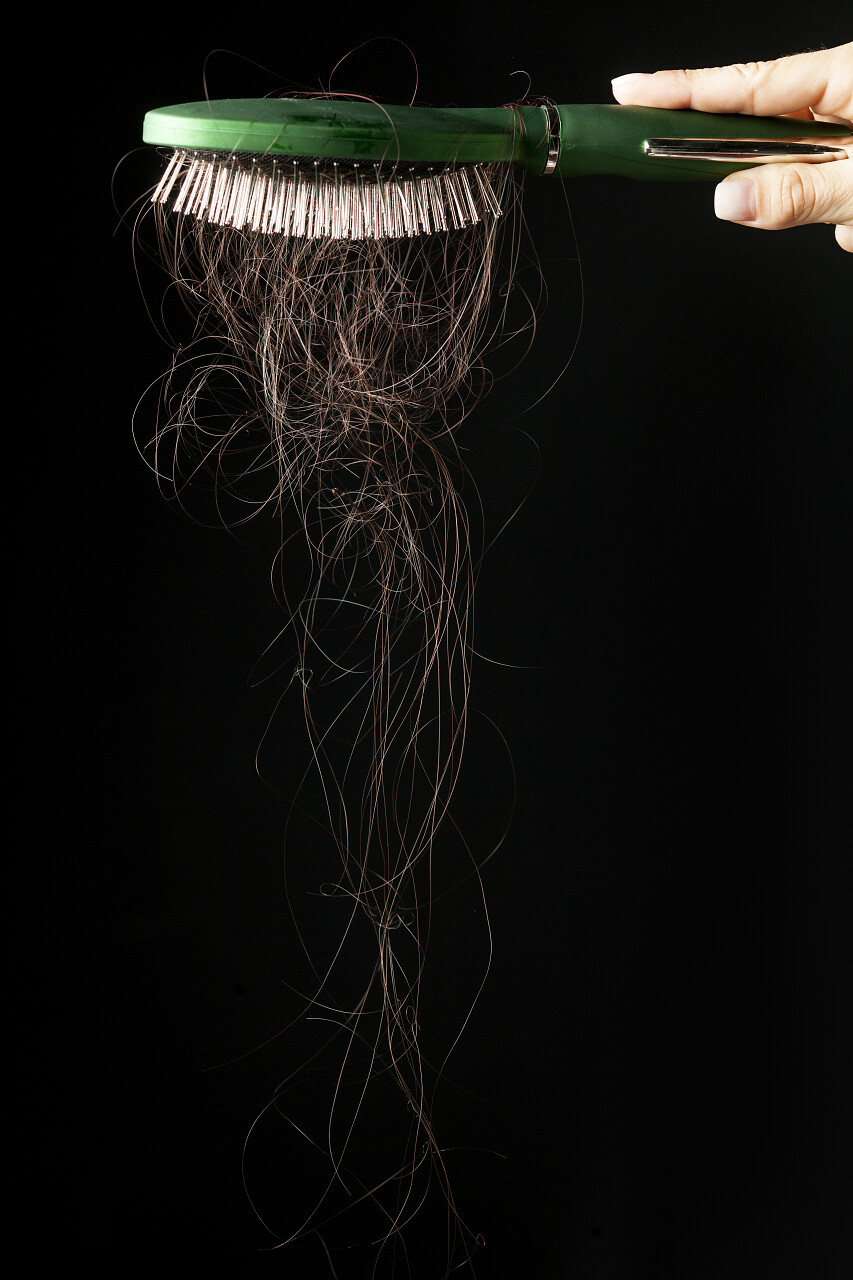 梳子毛刷手拿梳子掉发脱发头发长发困扰