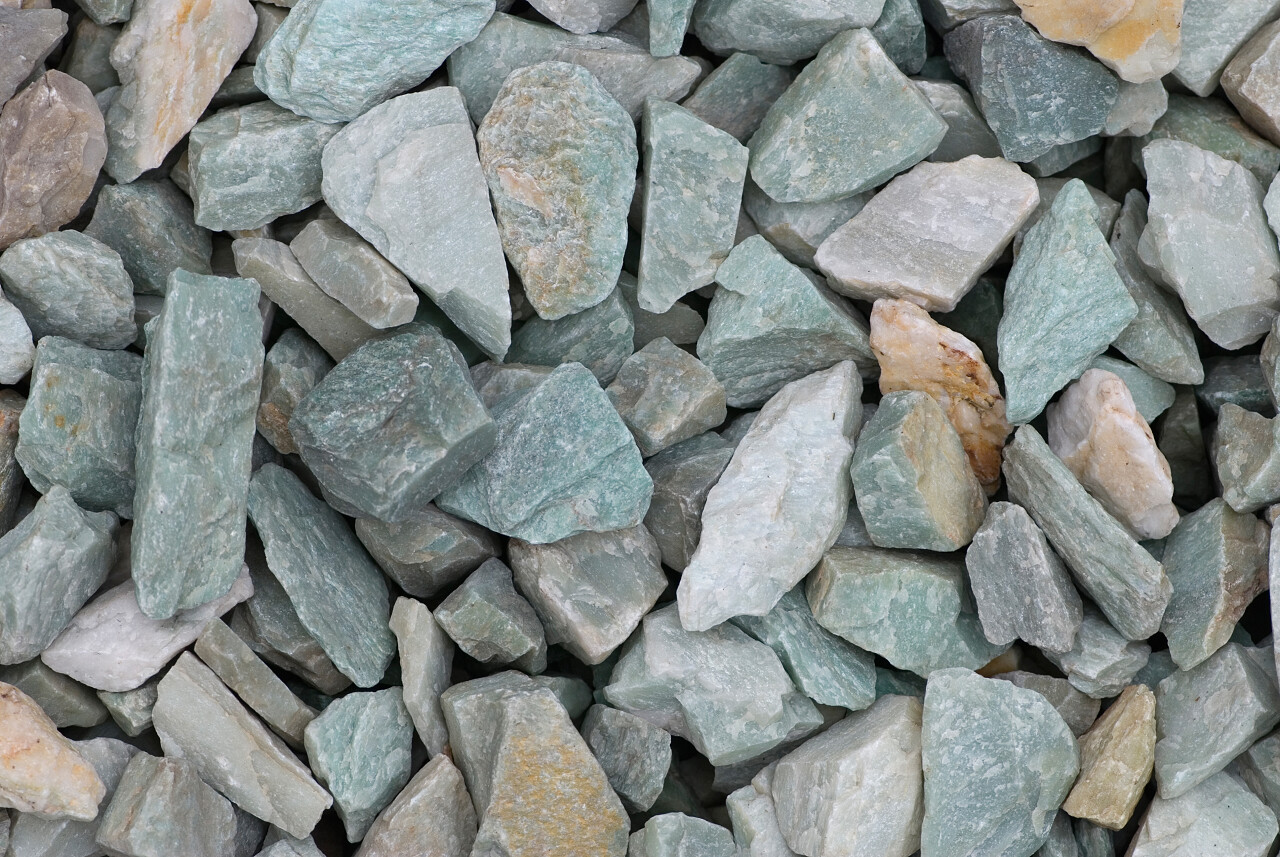 平铺石头平铺石块一堆石头一堆石块