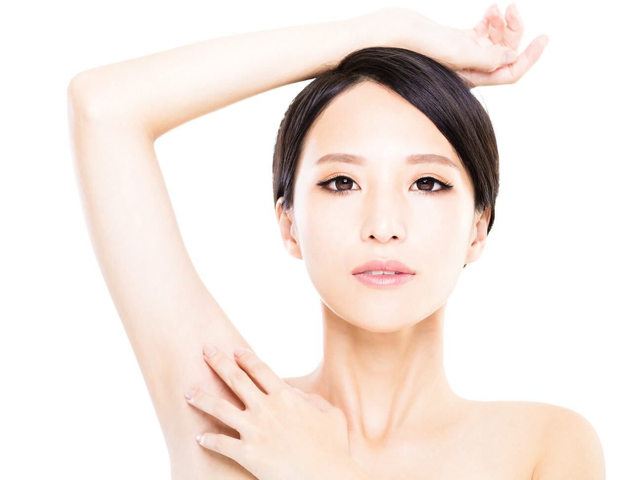 美容女性人物人像半身漂亮欧美女人人物特写