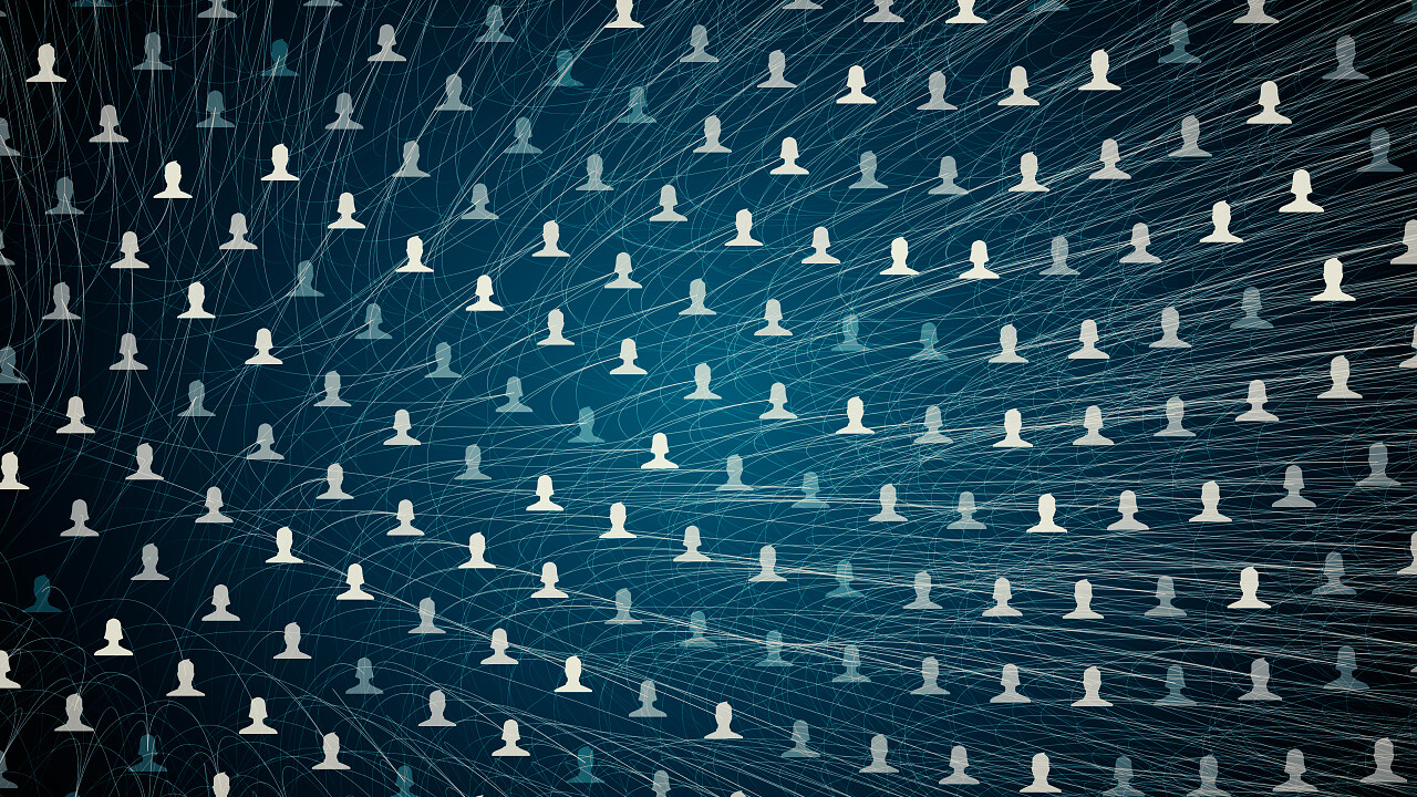 人物头像光线光点光束未来抽象概念背景