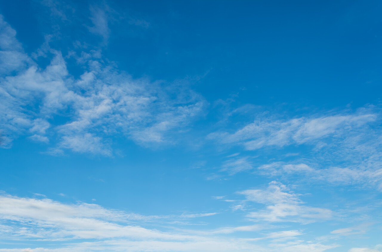 蓝天天空白云云彩云朵