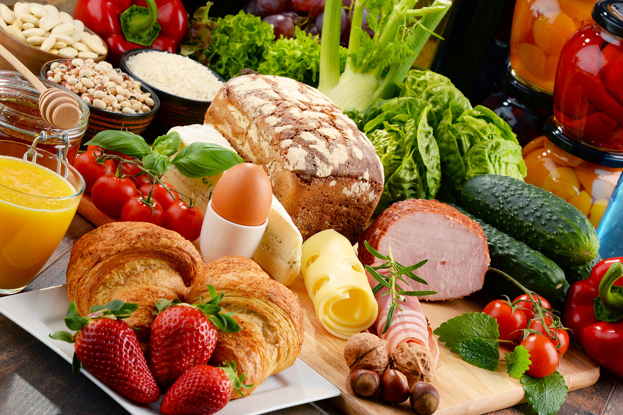 肉类鸡肉香肠鲤鱼各种食物各种食品