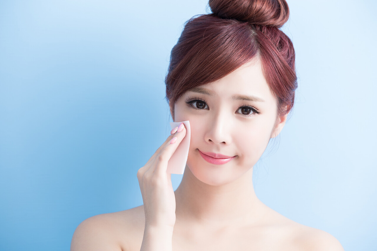 美容女性人物人像半身漂亮亚洲女人人物特写