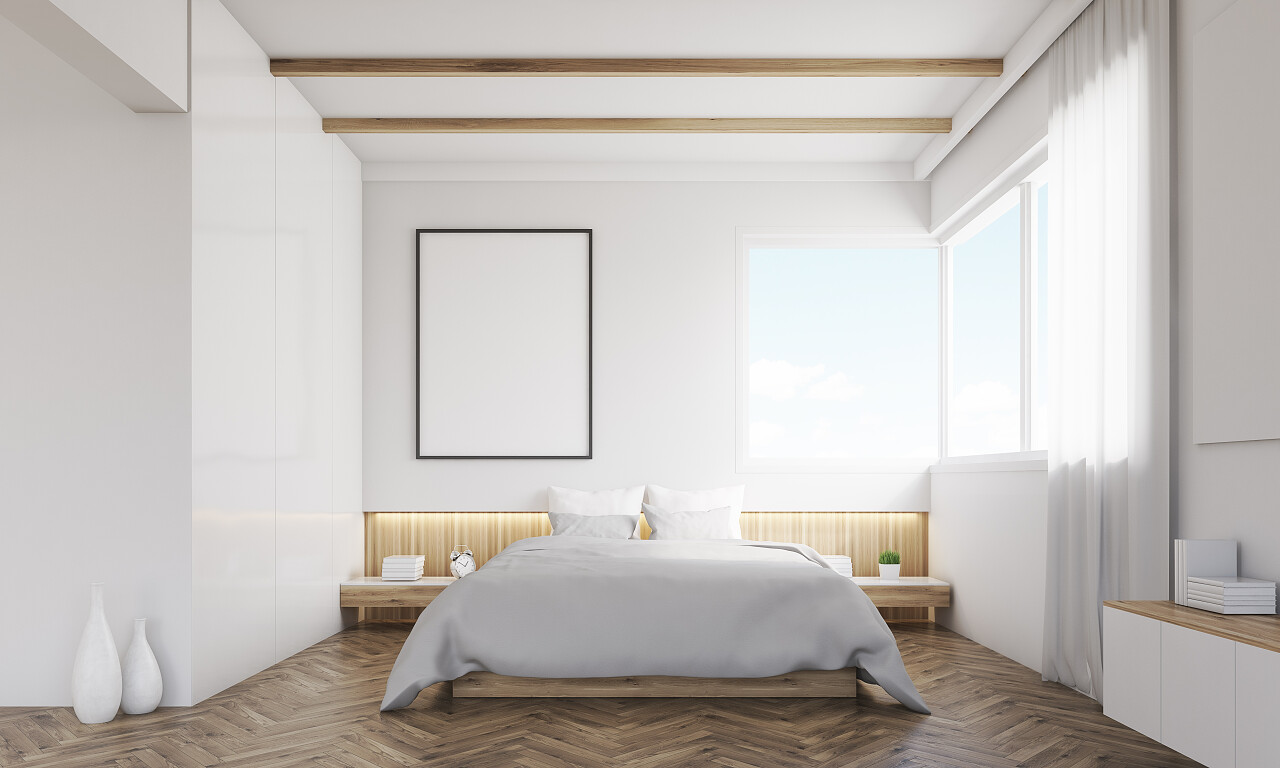 简约大气现代家居家居家装装修设计3d建模卧室室内设计