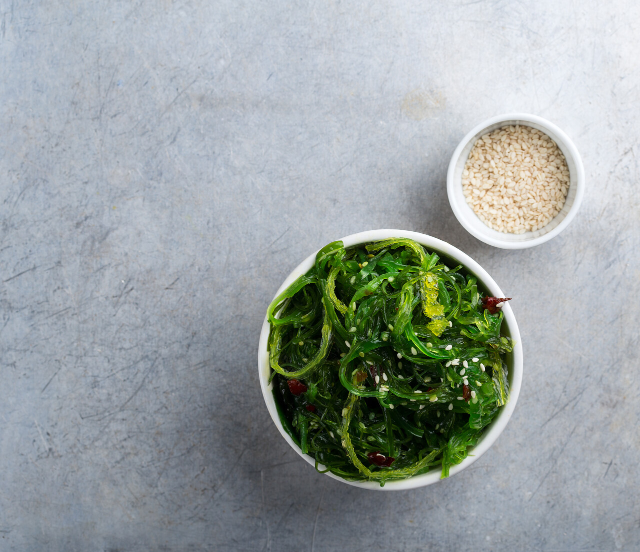 食物蔬菜沙拉海藻沙拉凉菜西餐西餐背景