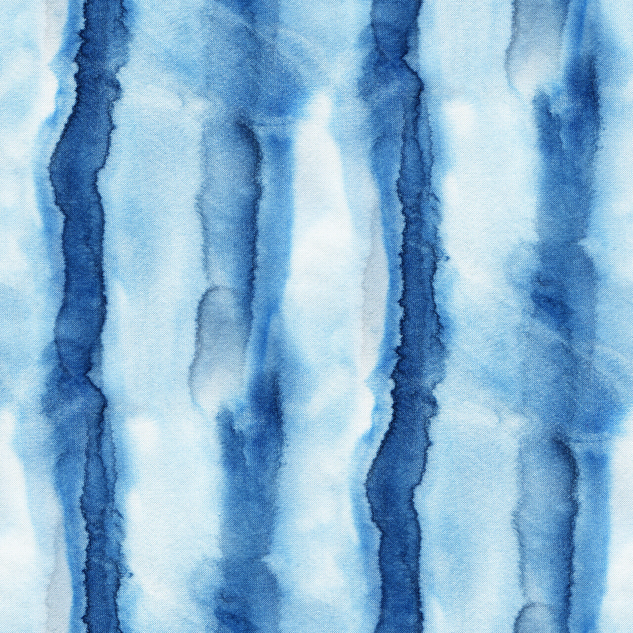 白丝上的蓝宝石色无缝带染色图案