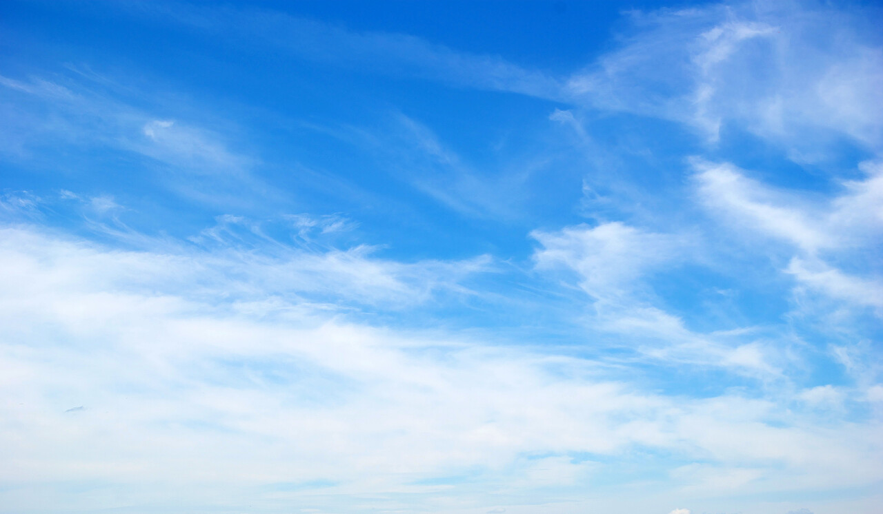 天空青春蓝天白云背景