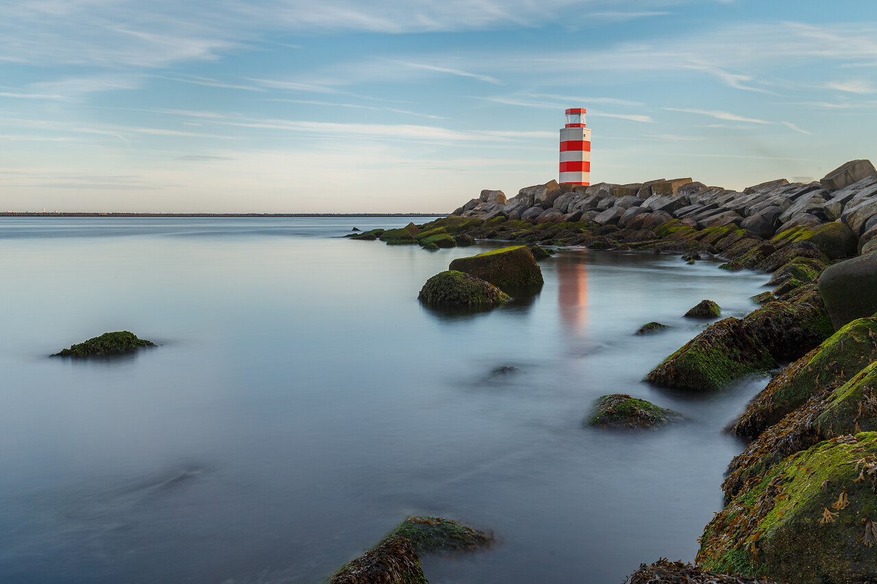 在北海美丽灯塔