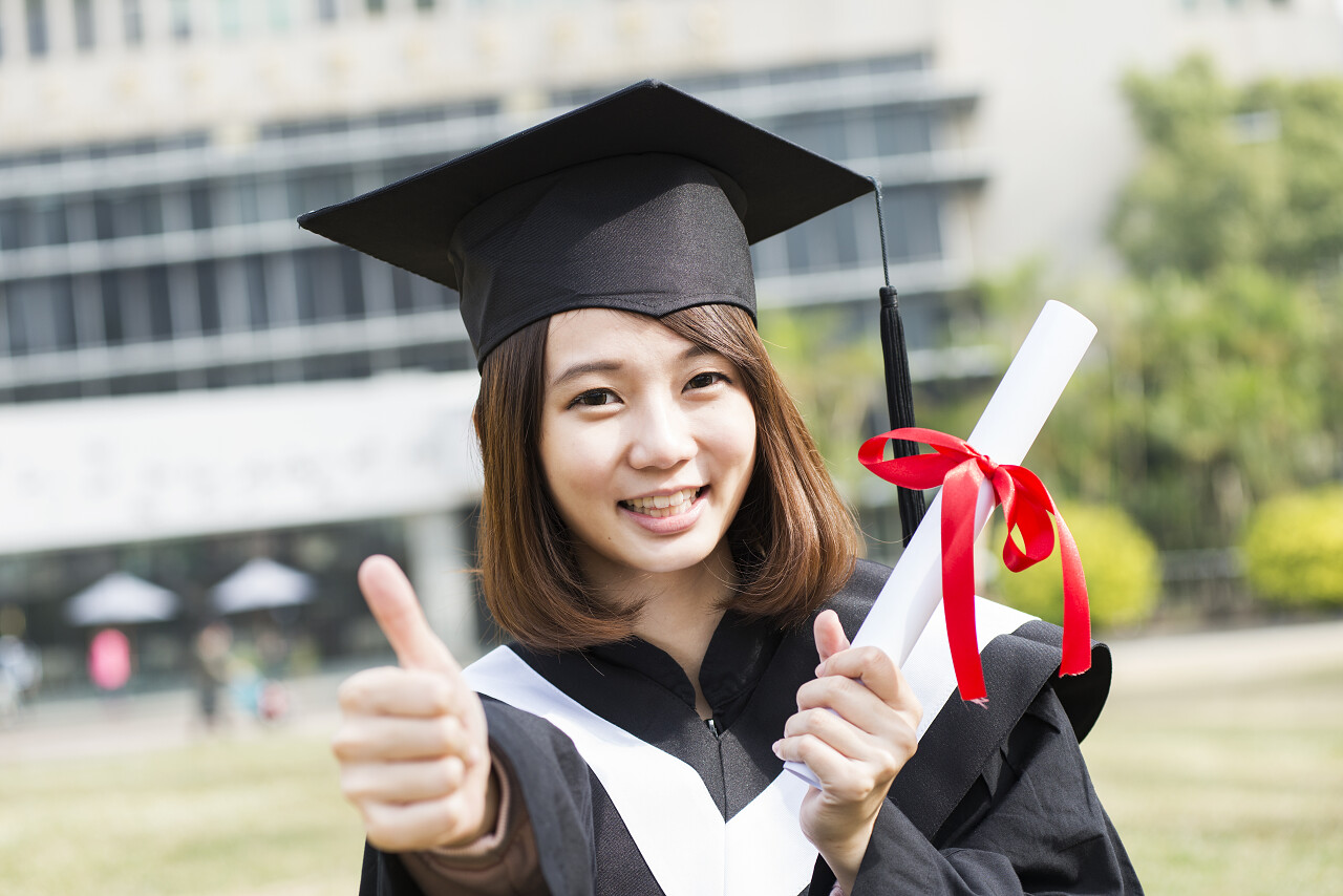 毕业季人物大学毕业季毕业季人像成功的学生毕业那天