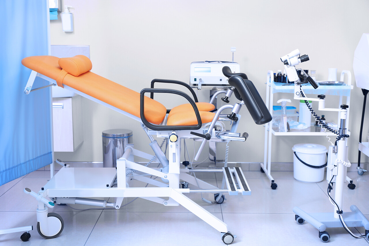 妇科房间的阴道检查设备