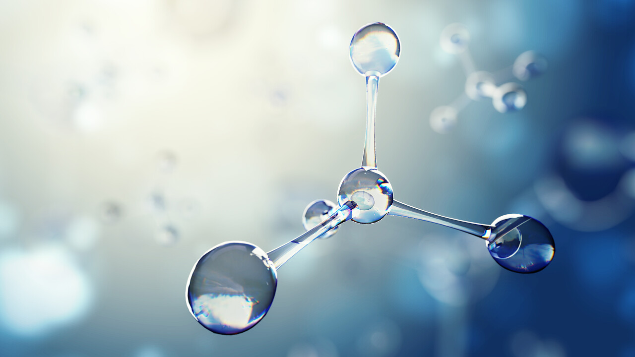 分子模型的三维图